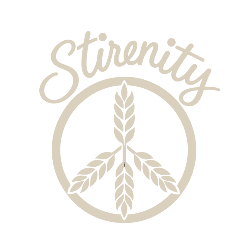 Stirenity. Sow peace with every stir.